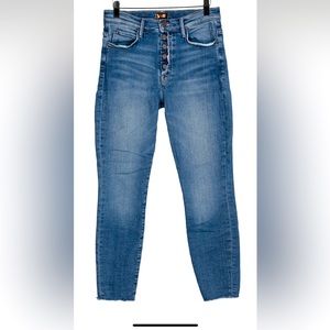 Mother Denim Jeans The Stunner Fly Cut size 27 high rise EUC